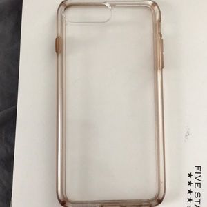 Speck iPhone 7/8 plus case: clear
